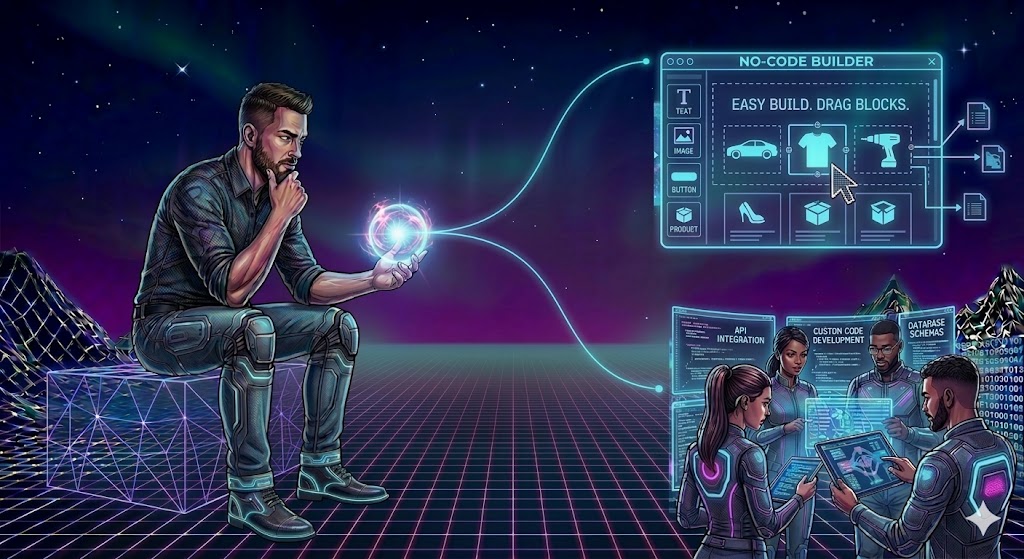 Best way to build your online marketplace: website builder or development agency?