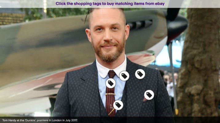 Consumers in the UK and US can now buy items on eBay based on Mashable content.