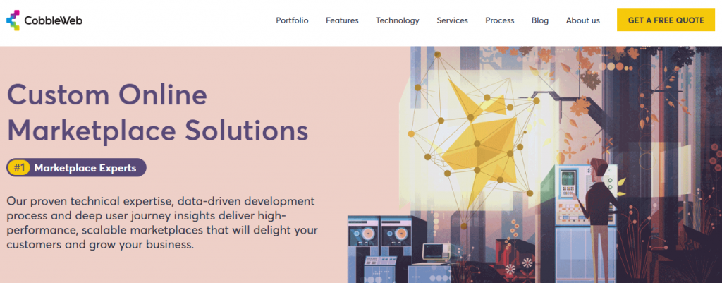 CobbleWeb Home Page screenshot