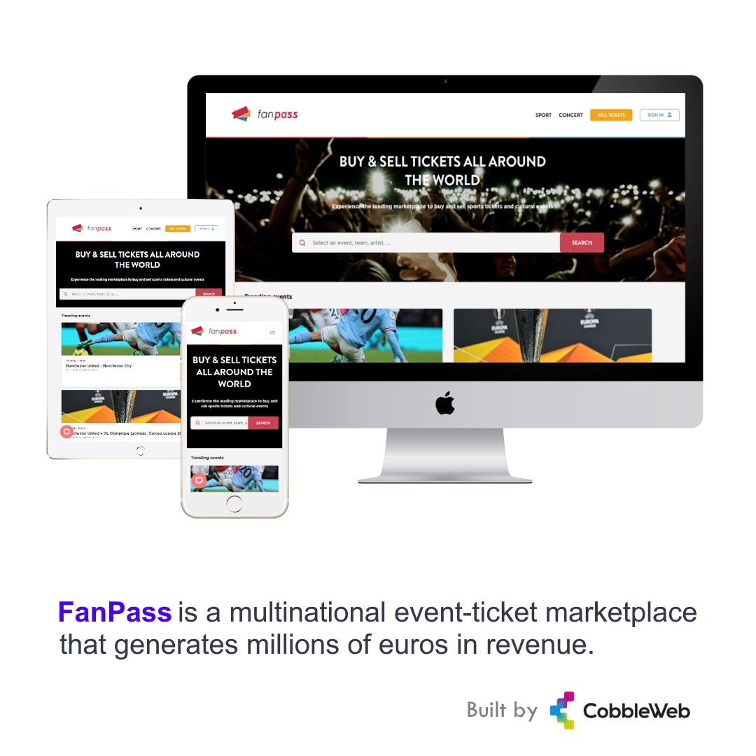 CobbleWeb migrated the FanPass ticketing platform from a PHP monolith to JavaScript-based, API-linked microservices.