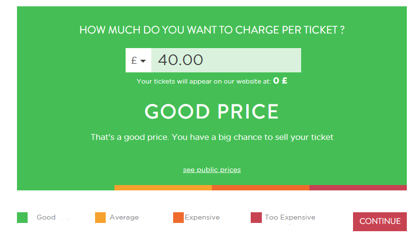 FanPass ticket price evaluator